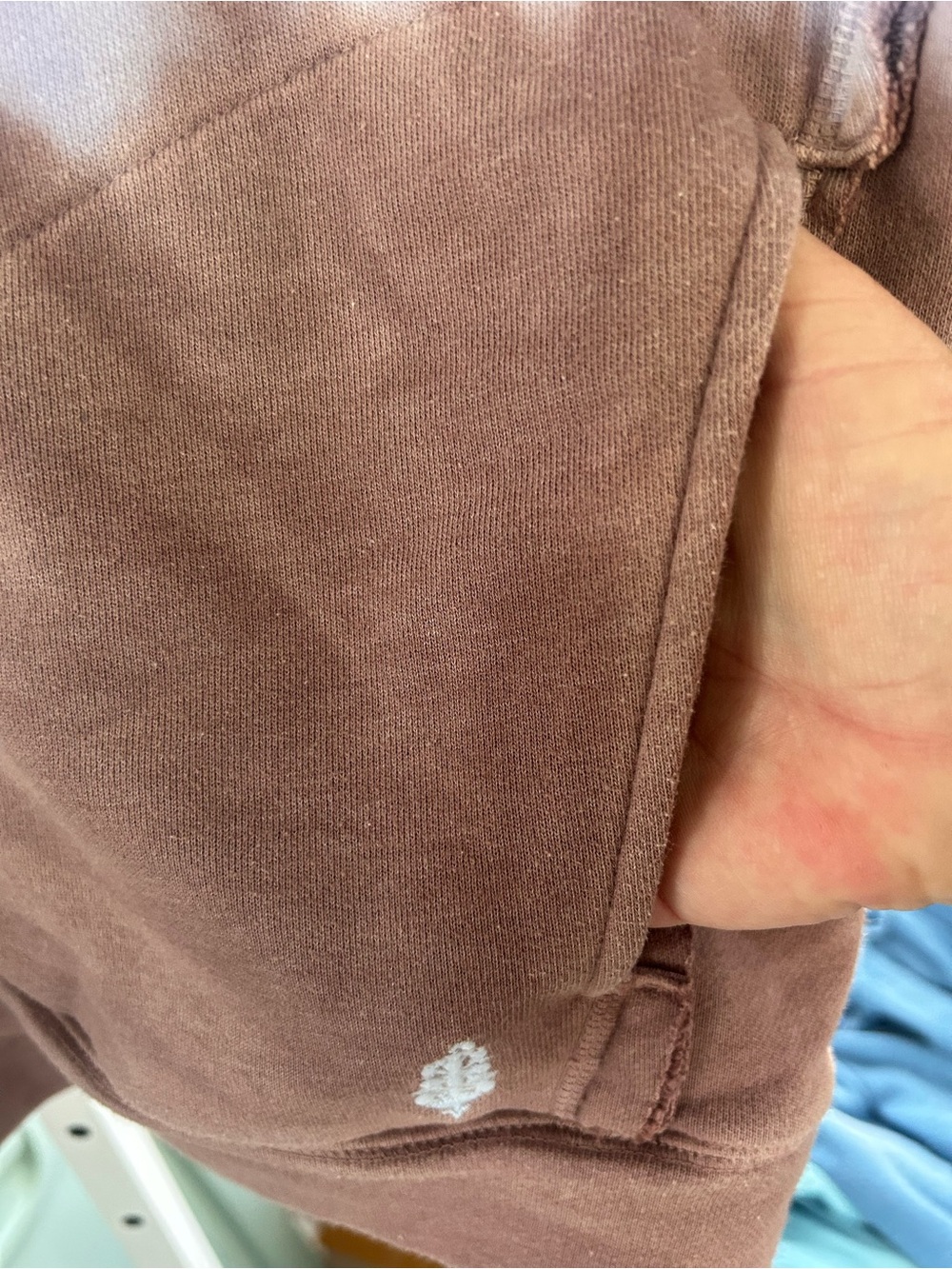 Free People Women's Tie-Dye Pullover Sweatshirt - Sage, Lavender & Brown - Picture 3 of 5
